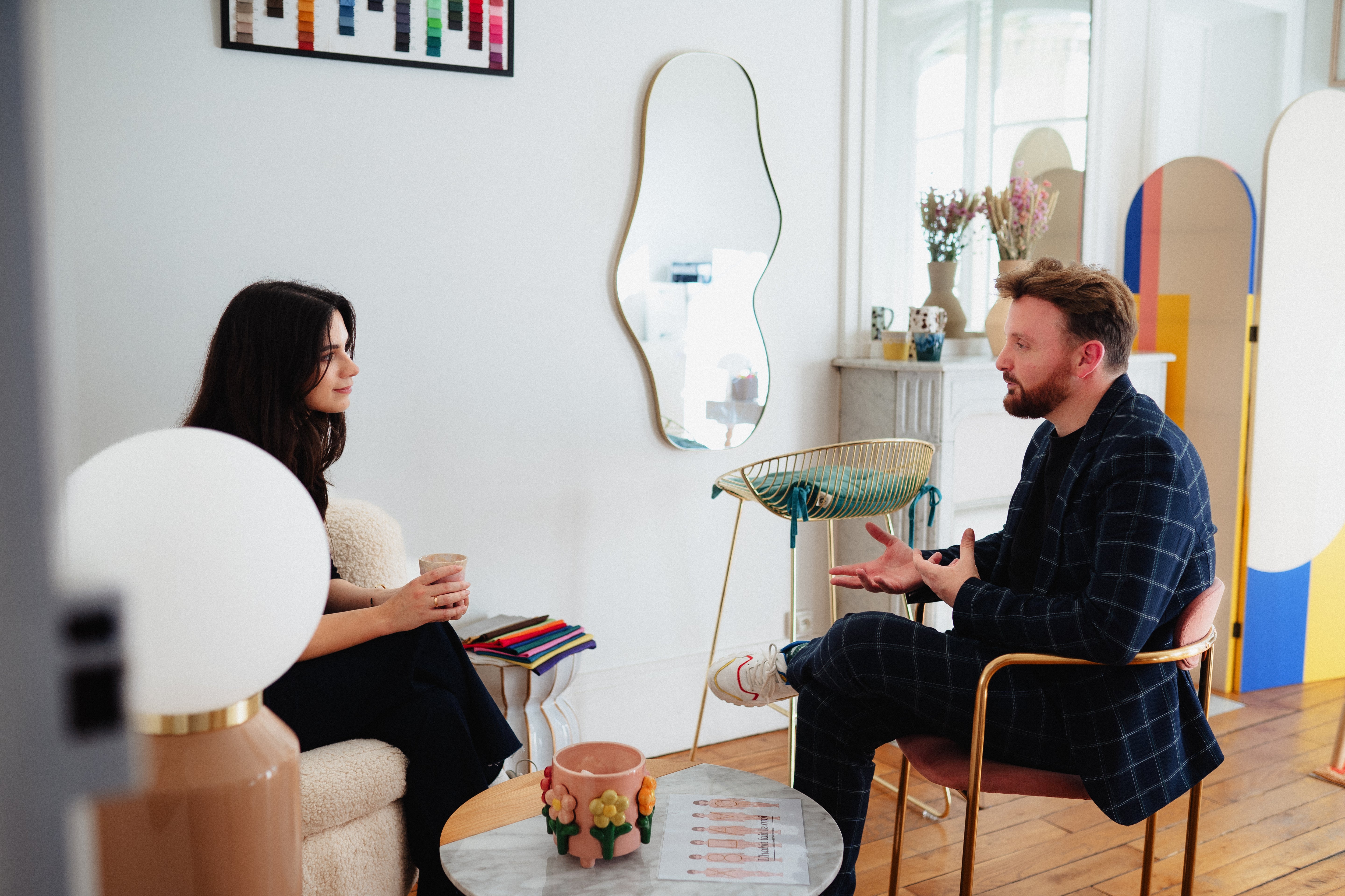 Entretien avec coach en image